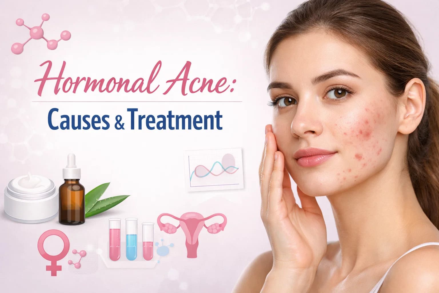Dr. Ankit Mehra explaining hormonal acne treatment at his dermatology clinic in Ajmer